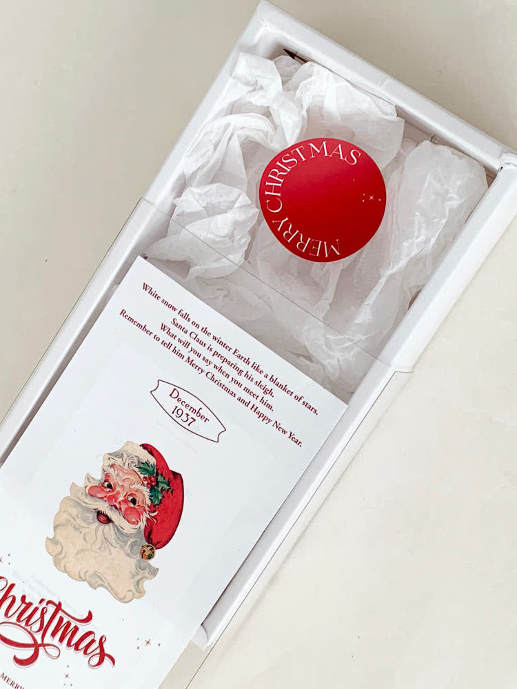 Merry Christmas Round Sticker – Set of 45