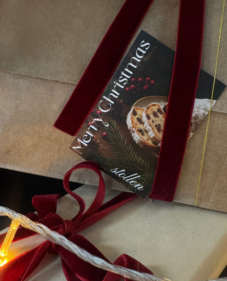 Stollen Christmas Gift Tag – Set of 40
