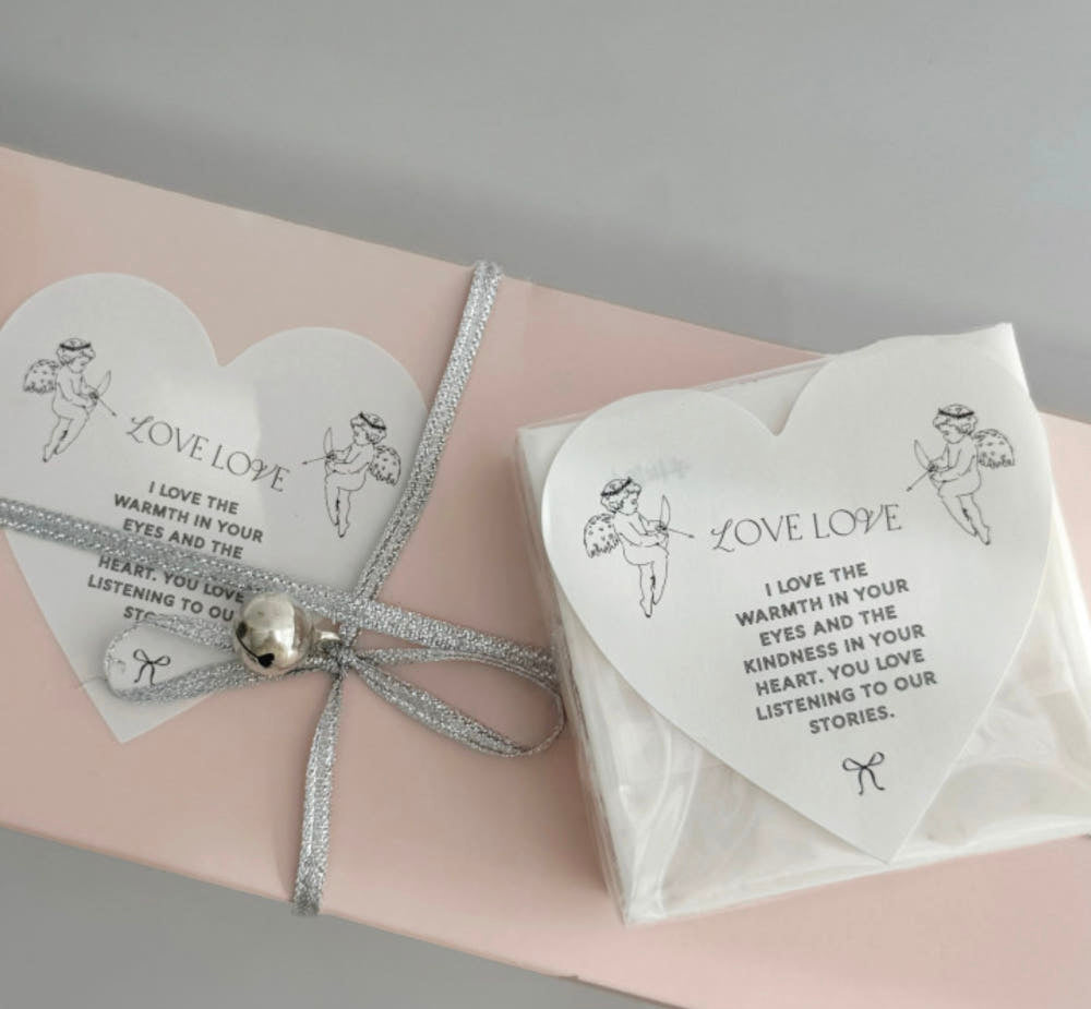 Angel Heart Sticker – Set of 50