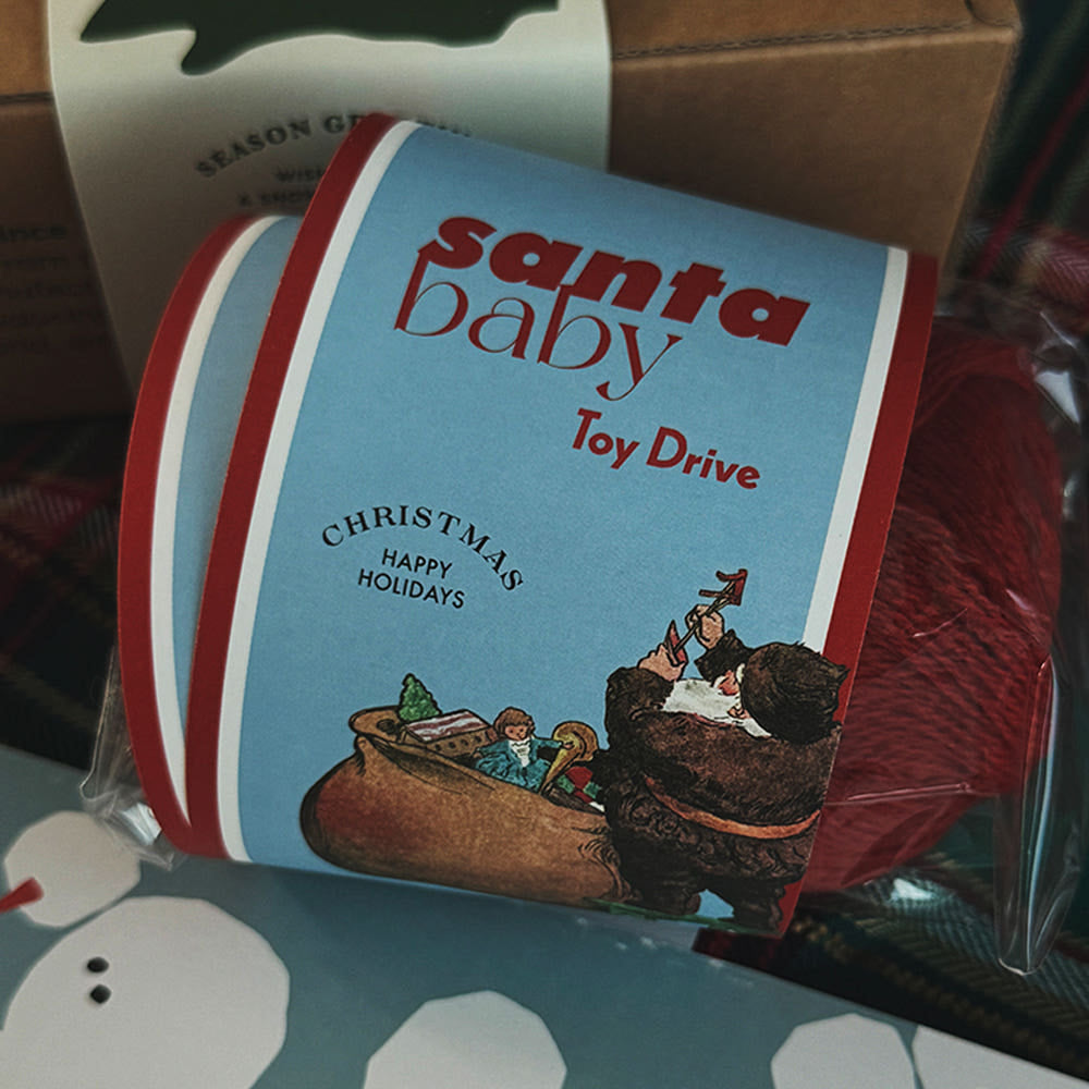 Santa Baby Christmas Sleeve Belly Band Print – Set of 30