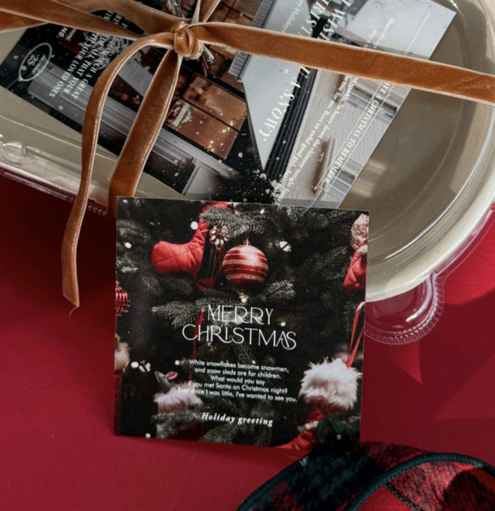 Christmas Tree Photo Card – Set of 40