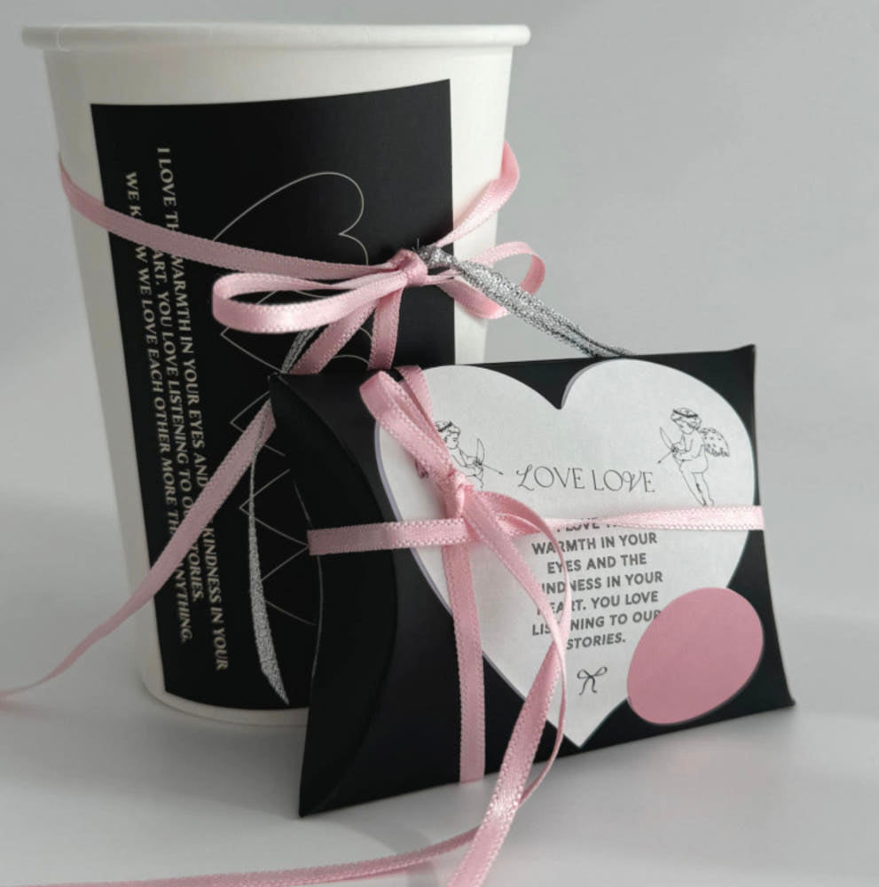 Angel Heart Sticker – Set of 50