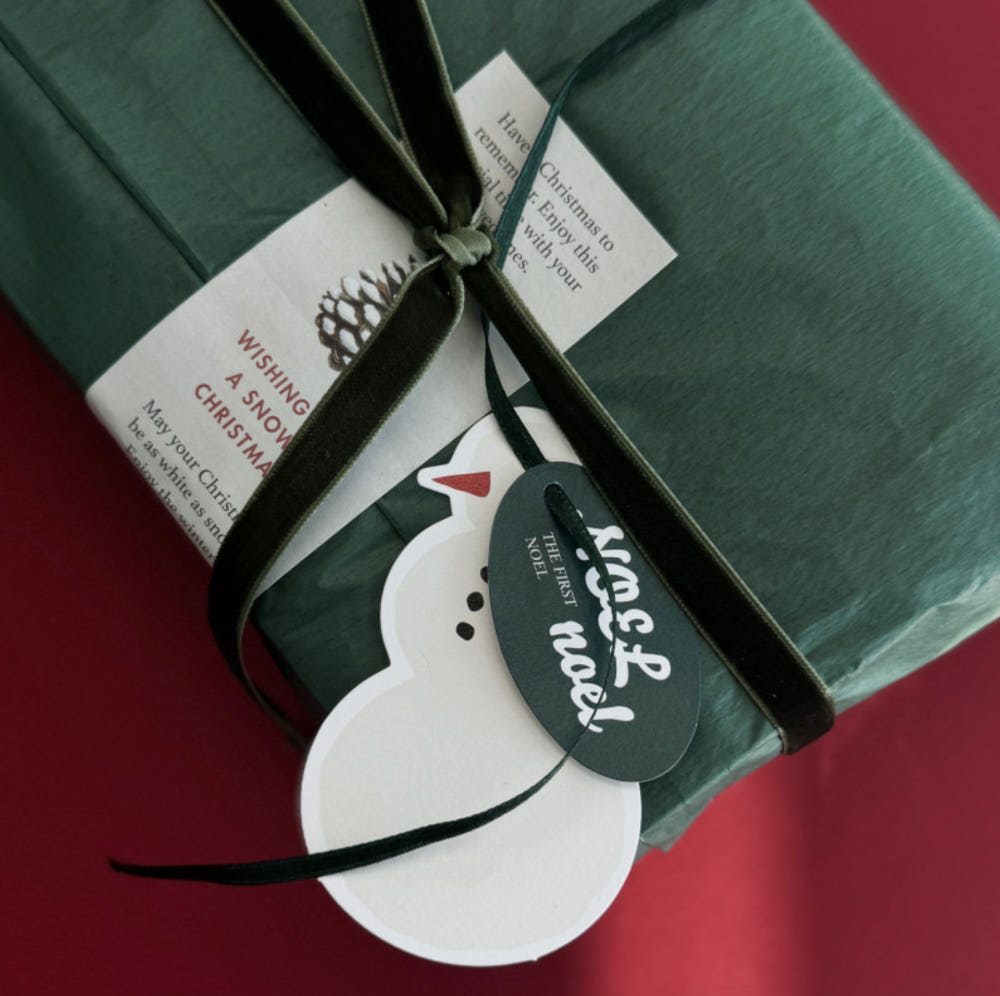 Snowman Gift Tag – Set of 35