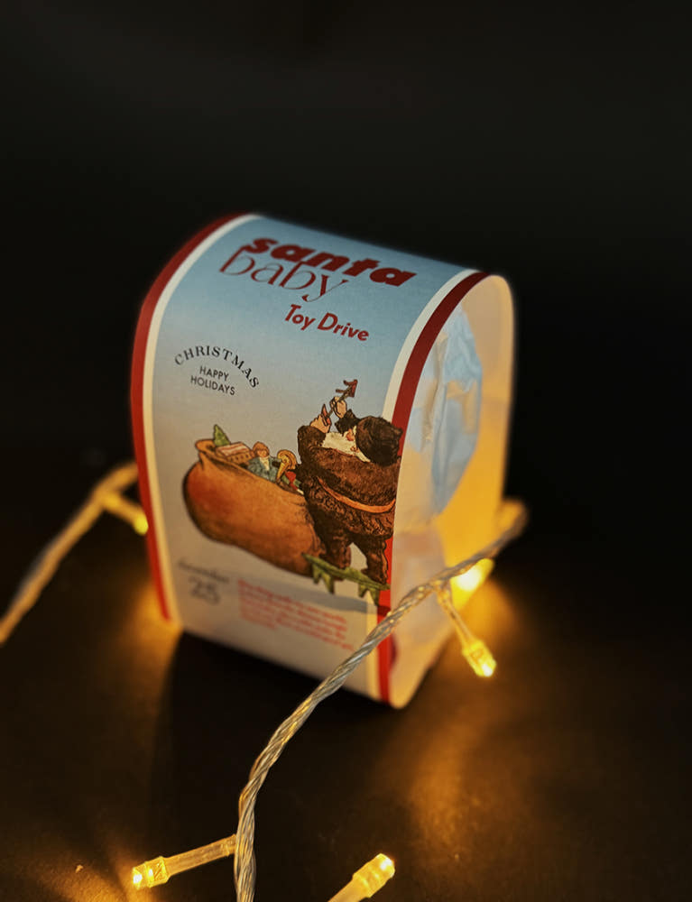 Santa Baby Christmas Sleeve Belly Band Print – Set of 30