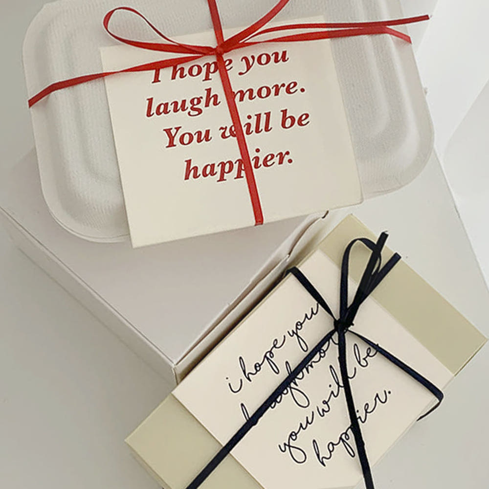 More Happier Quote Sticker – Set of 40