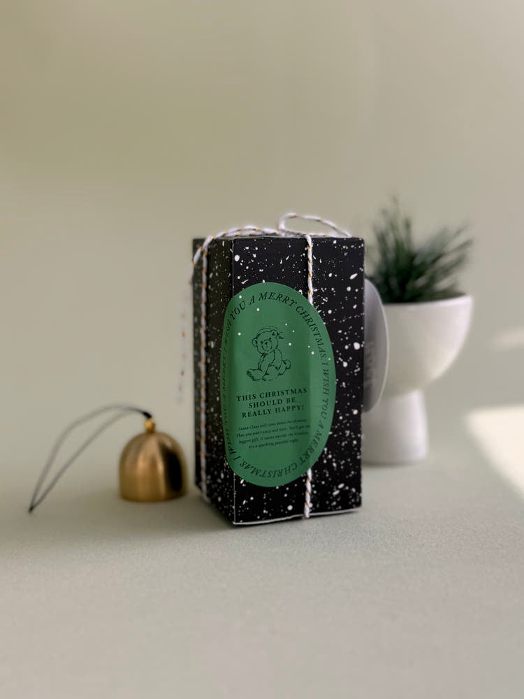 Vintage Christmas Oval Stickers – Set of 50