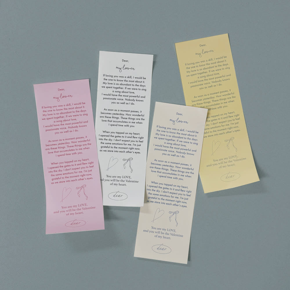 Loved Minimal Quote Sticker – Set of 50