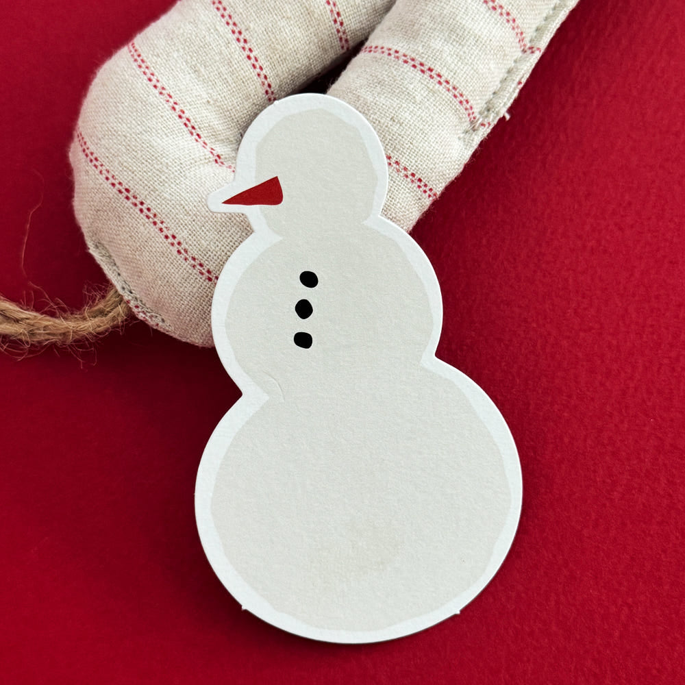 Snowman Gift Tag – Set of 35