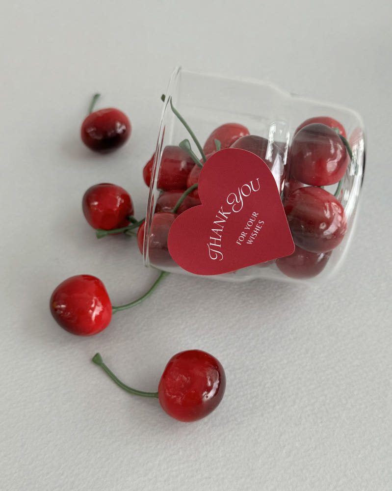 Thank You Heart Stickers – Set of 40