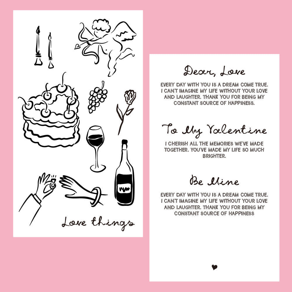 Love Things Collage Postcards – Set of 40