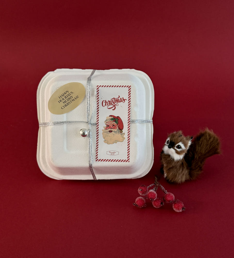 Vintage Santa Christmas Sticker – Set of 60