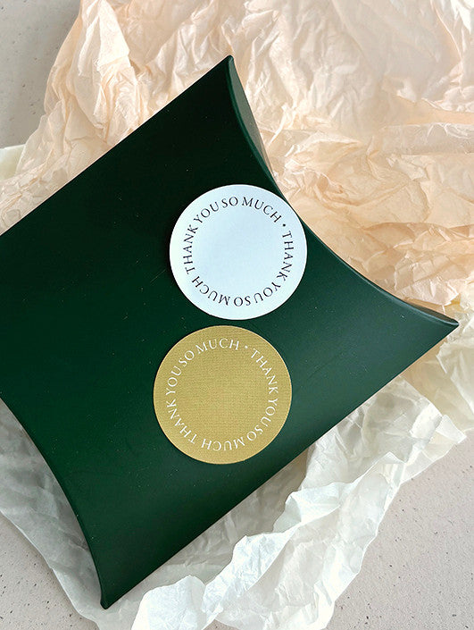 Thank You Round Sticker – Set of 60