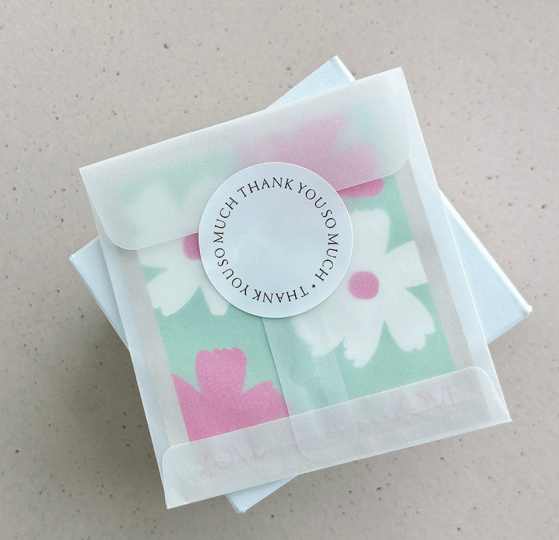 Thank You Round Sticker – Set of 60