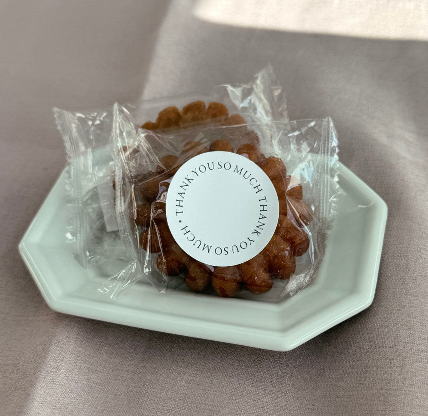 Thank You Round Sticker – Set of 60