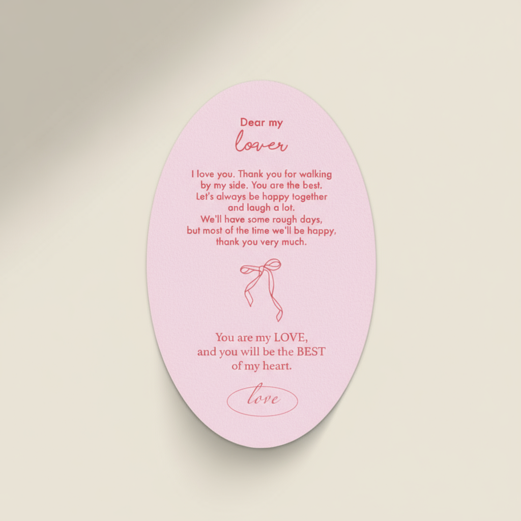 Loved Oval Sticker – Set of 50